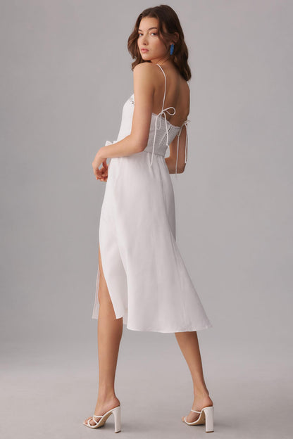 FEW! Ref Kieryn Linen Midi Dress