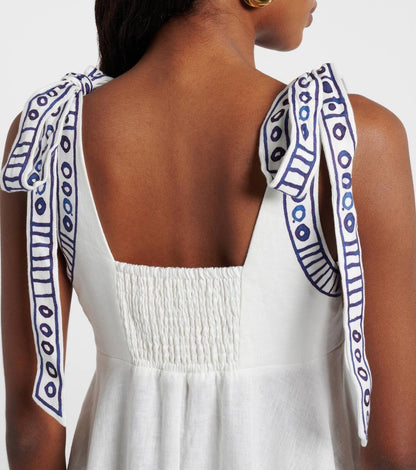 ALM Leela Ballet Linen Midi Dress