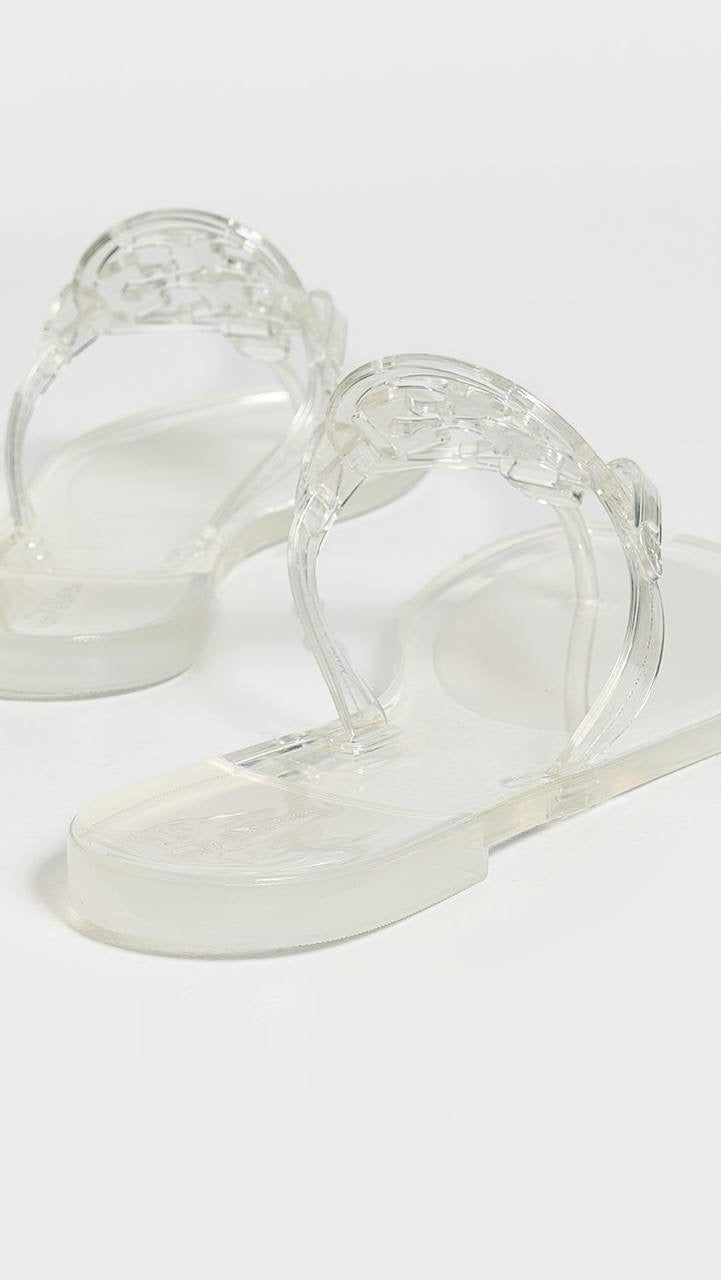 5 Colors! TB Miller Jelly Clear Thong Sandals