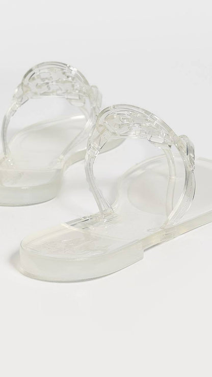 5 Colors! TB Miller Jelly Clear Thong Sandals