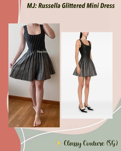 SALE! MJ Russella Glittered Mini Dress