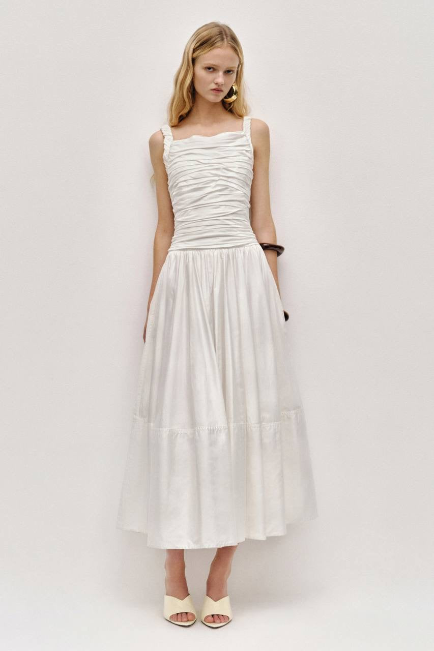 AJ Star Cotton Midi Dress