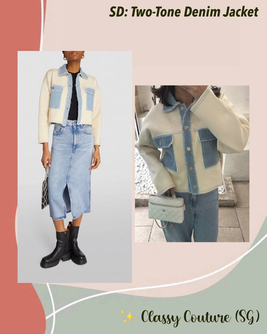 SD Two-Tone Denim Jacket