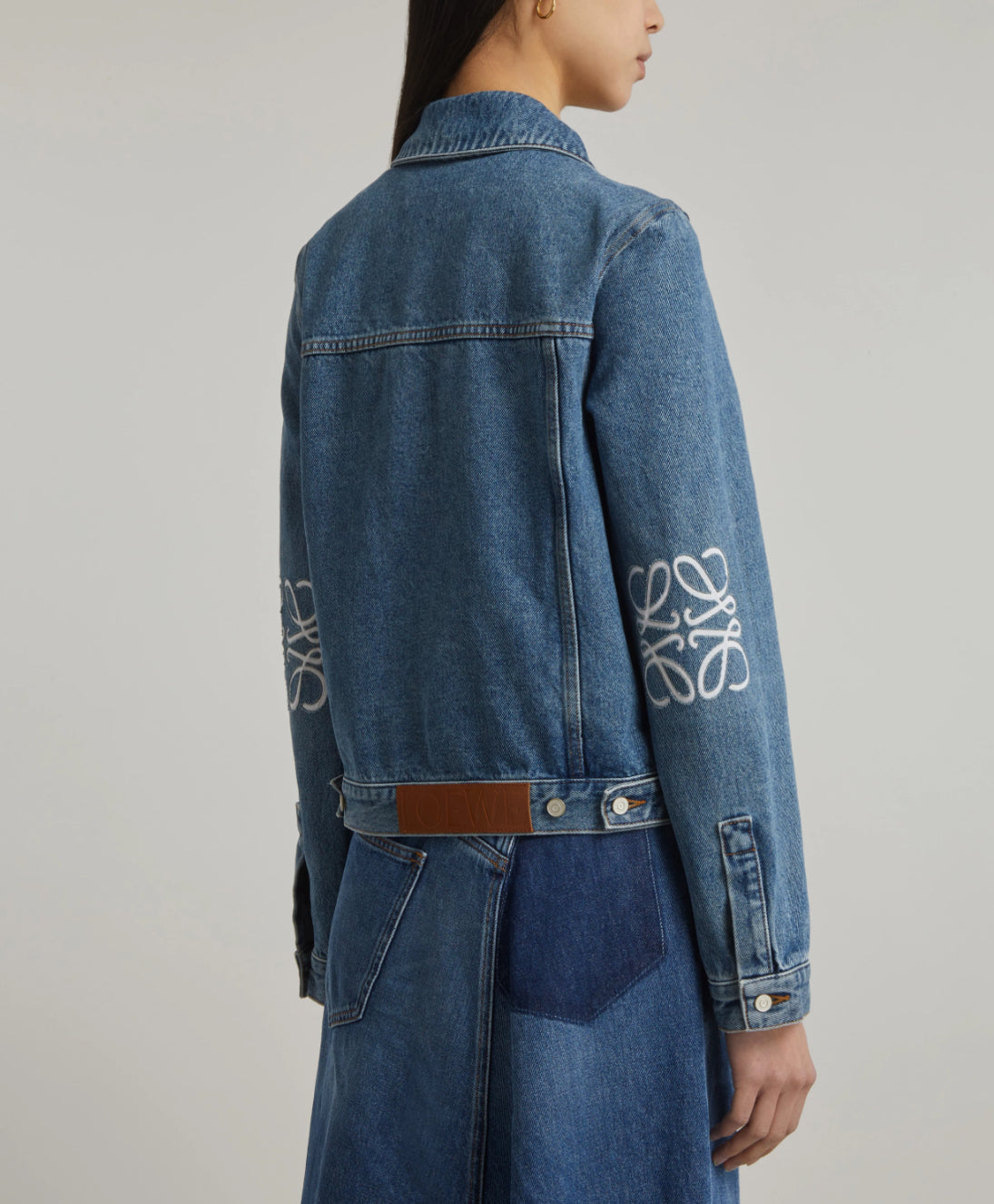 LW Anagram Cotton Denim Jacket