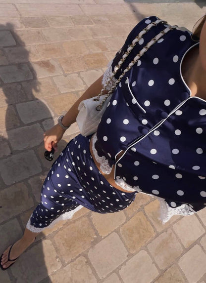 SP Polka Dot Cropped Top | Midi Skirt | Mini Skirt