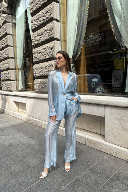 TG Gilian Blazer | Madison Shirt | Pants | Sheer Organza Set
