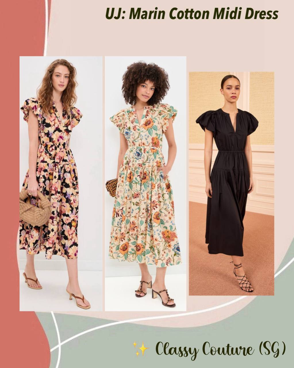 UJ Marin Cotton Midi Dress