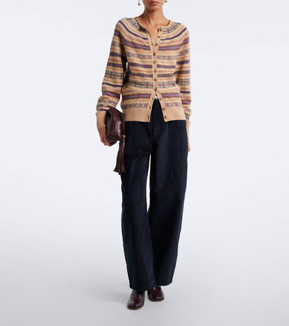 RL Fair Isle Wool Blend Cardigan