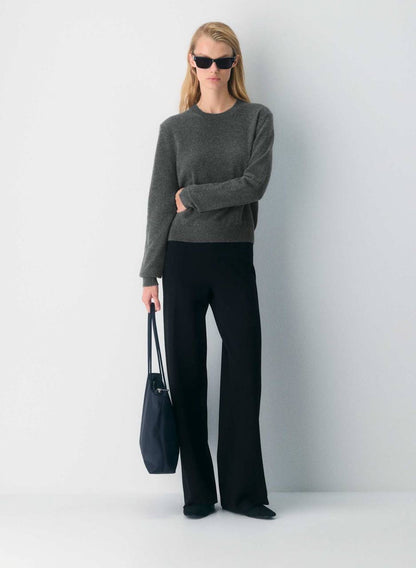 4 Colors! ARZ Soft Viscose-blend Knit Souvenir Pant