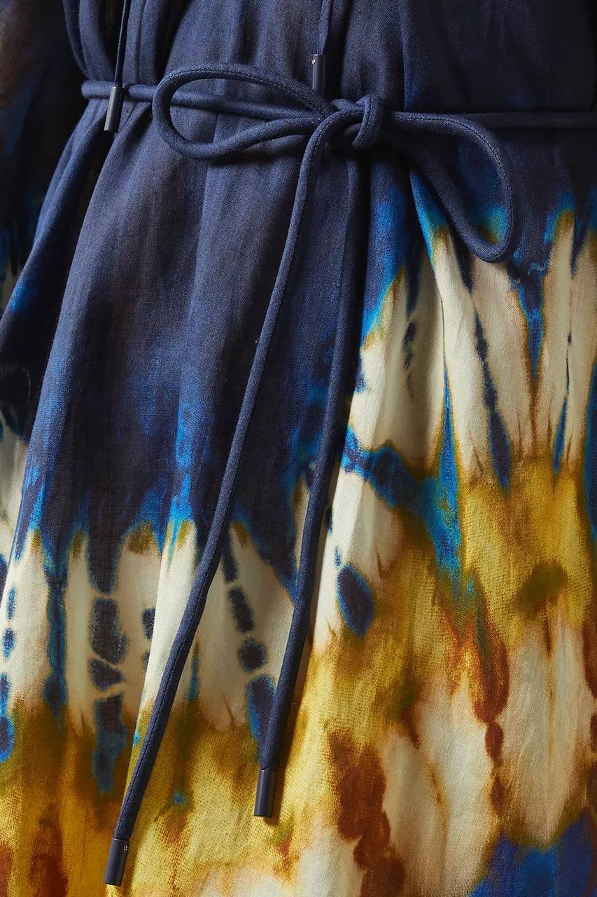 ALM Martine Ramie Tie Dye Mini Dress