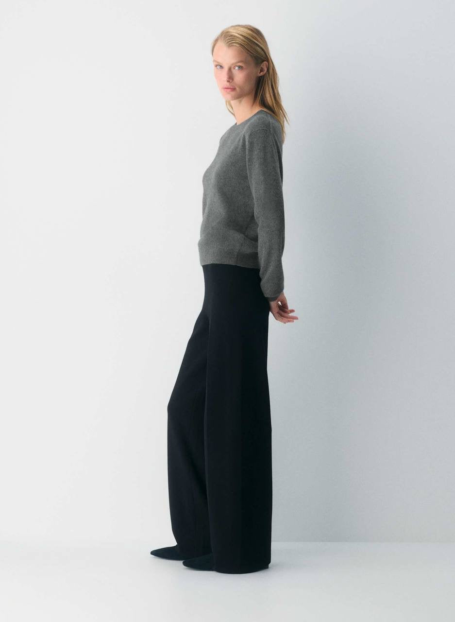 4 Colors! ARZ Soft Viscose-blend Knit Souvenir Pant