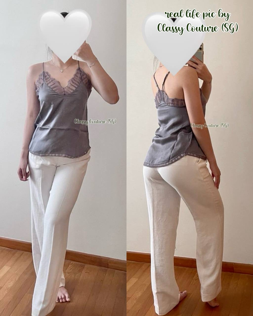 IR Berwyn Silk Lace Camisole Top