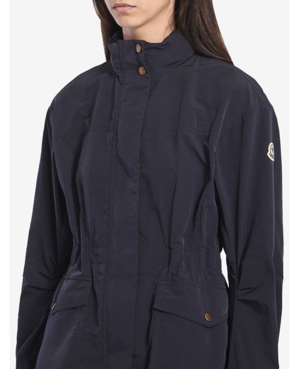 MC Nades Water-repellent Short Parka Jacket (concealed hood)
