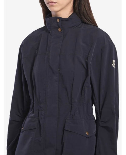 MC Nades Water-repellent Short Parka Jacket (concealed hood)
