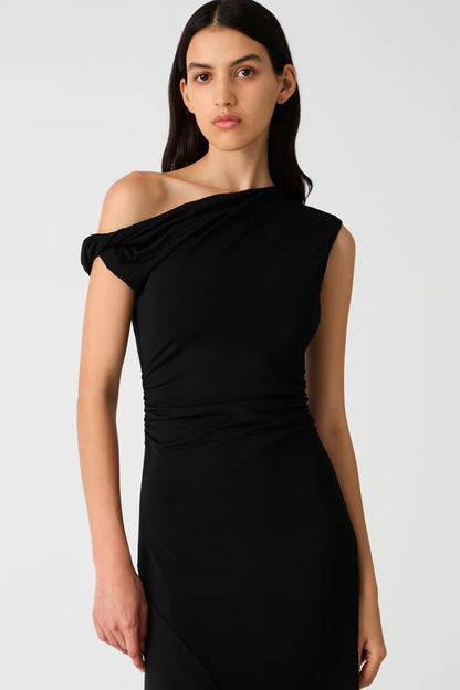 MS Alma Matte Jersey Midi Dress