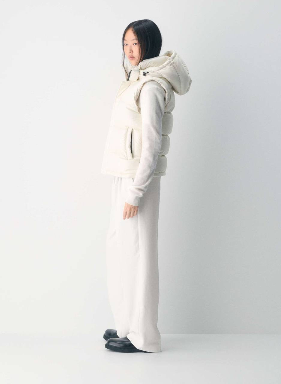 8 Colors! ARZ The Super Puff Down-filled Sleeveless Vest (removable hood)