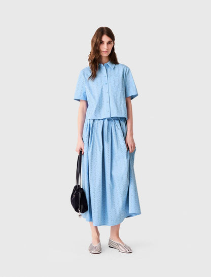 MJ: Carius Embellished Shirt | Skirt