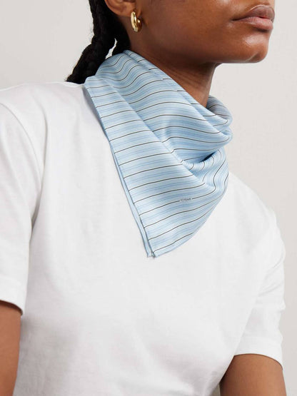 TOT: Striped Silk Scarf