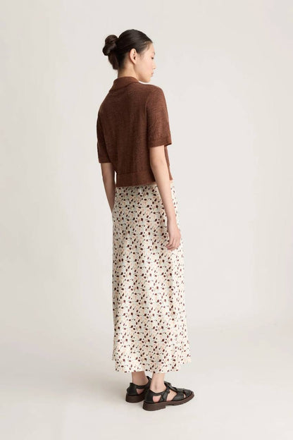 LM Tina Silk Midi Skirt