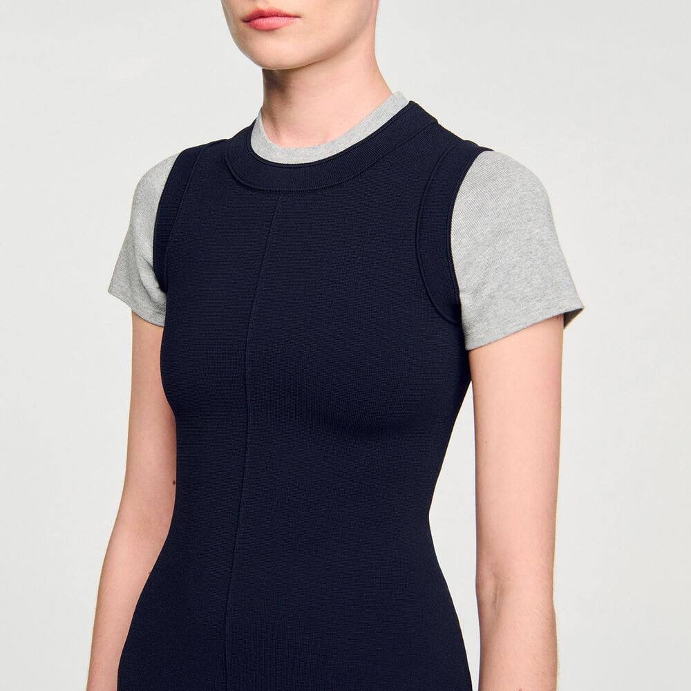 SD 2-In-1 Short Knit Dress