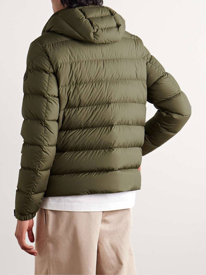 MC Men’s Tuffes Suede-Trimmed Quilted Shell Down Jacket