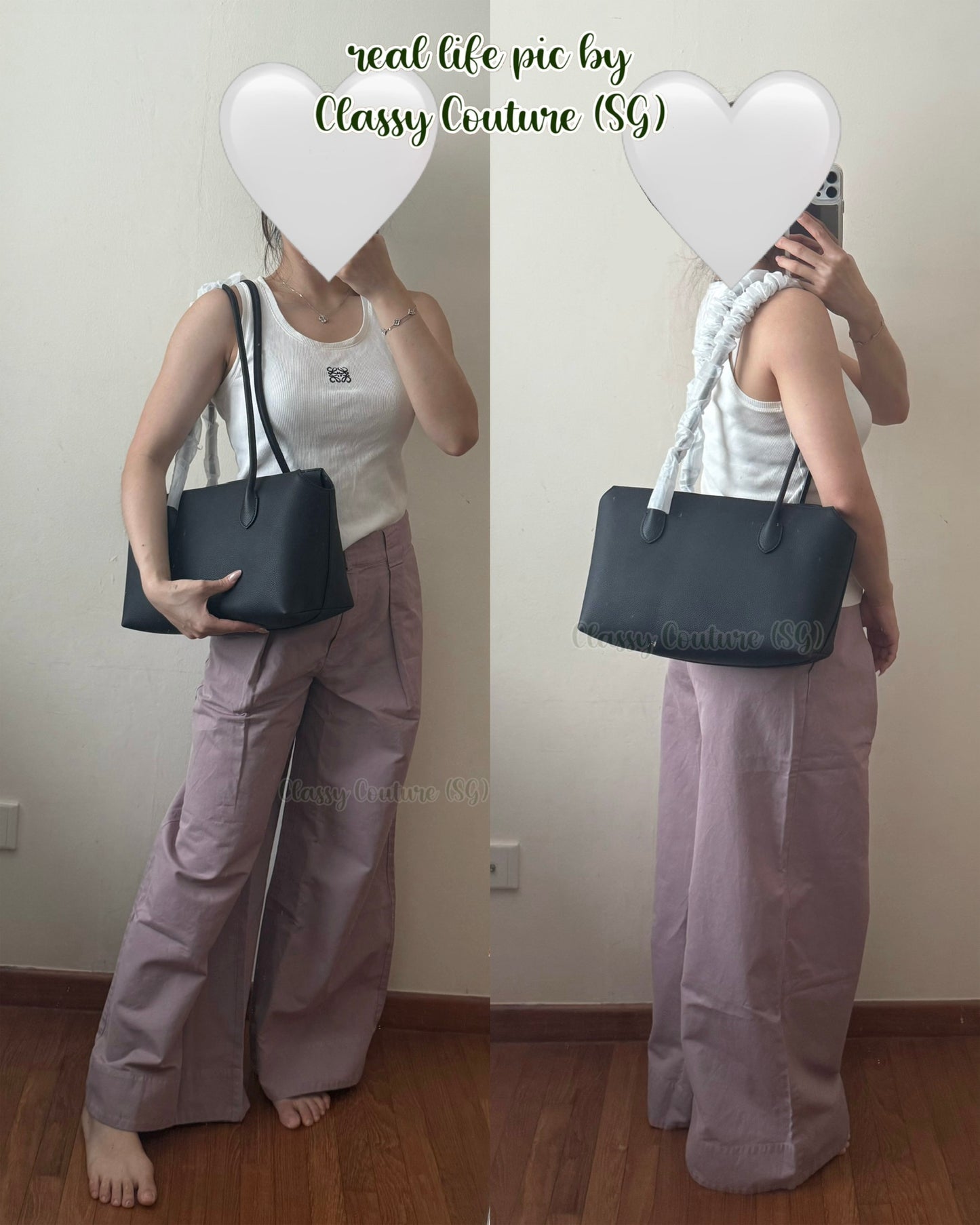 TR Terrasse Bag in Grained Calfskin Leather
