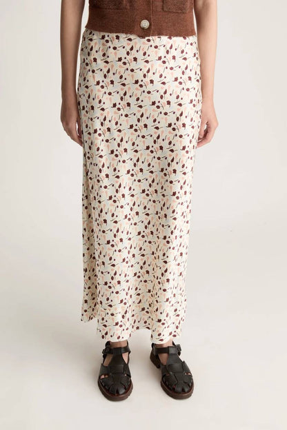 LM Tina Silk Midi Skirt
