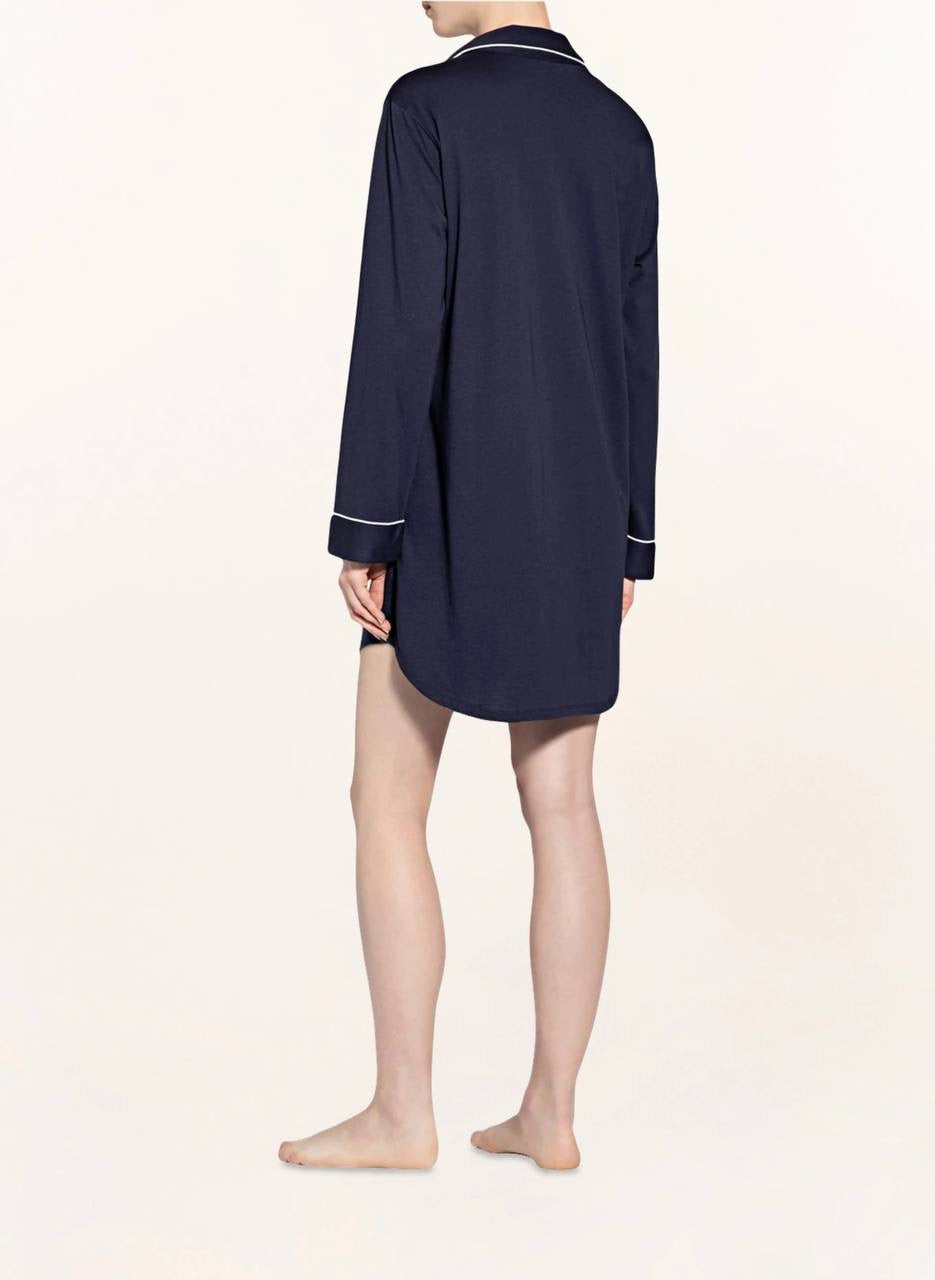 RL Classic Notch Collar Sleep Long Shirt Shirtdress