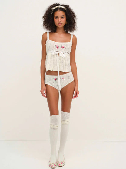 FLL Nathalie Knit Cardigan | Cami Top | Set