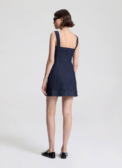 ALC The 444 Denim Mini Dress