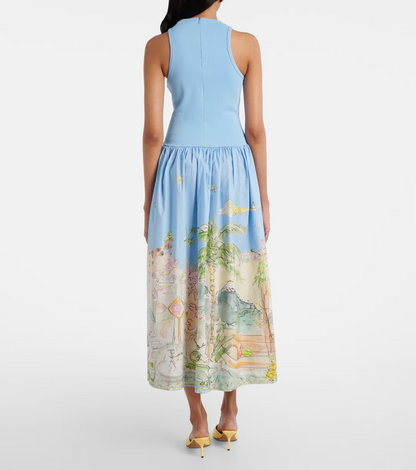 ALM Anouk Tank Cotton Midi Dress