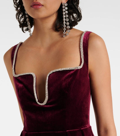 SP Red Velvet Mini Dress
