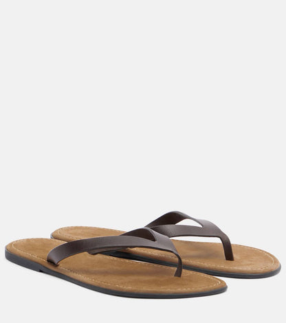 TR Beach Leather Thong Sandals Slippers