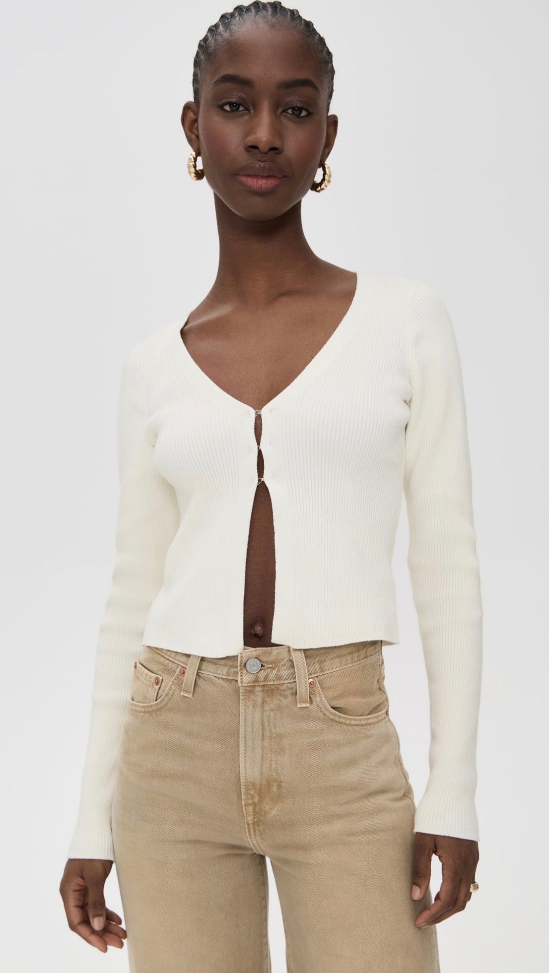 Ref Kaitlyn Cotton Knit Cardigan