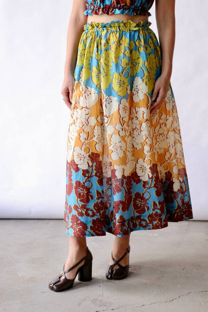 ALM Splice Crop Top | Midi Skirt