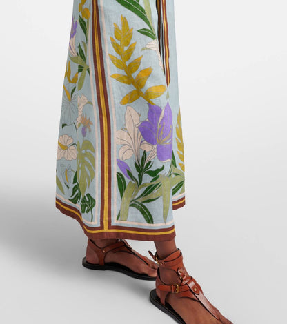 ALM Alfie Linen Shirtdress Midi Dress