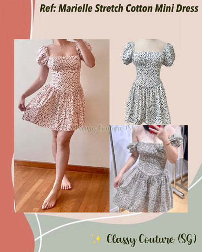 Ref Marielle Stretch Cotton Mini Dress