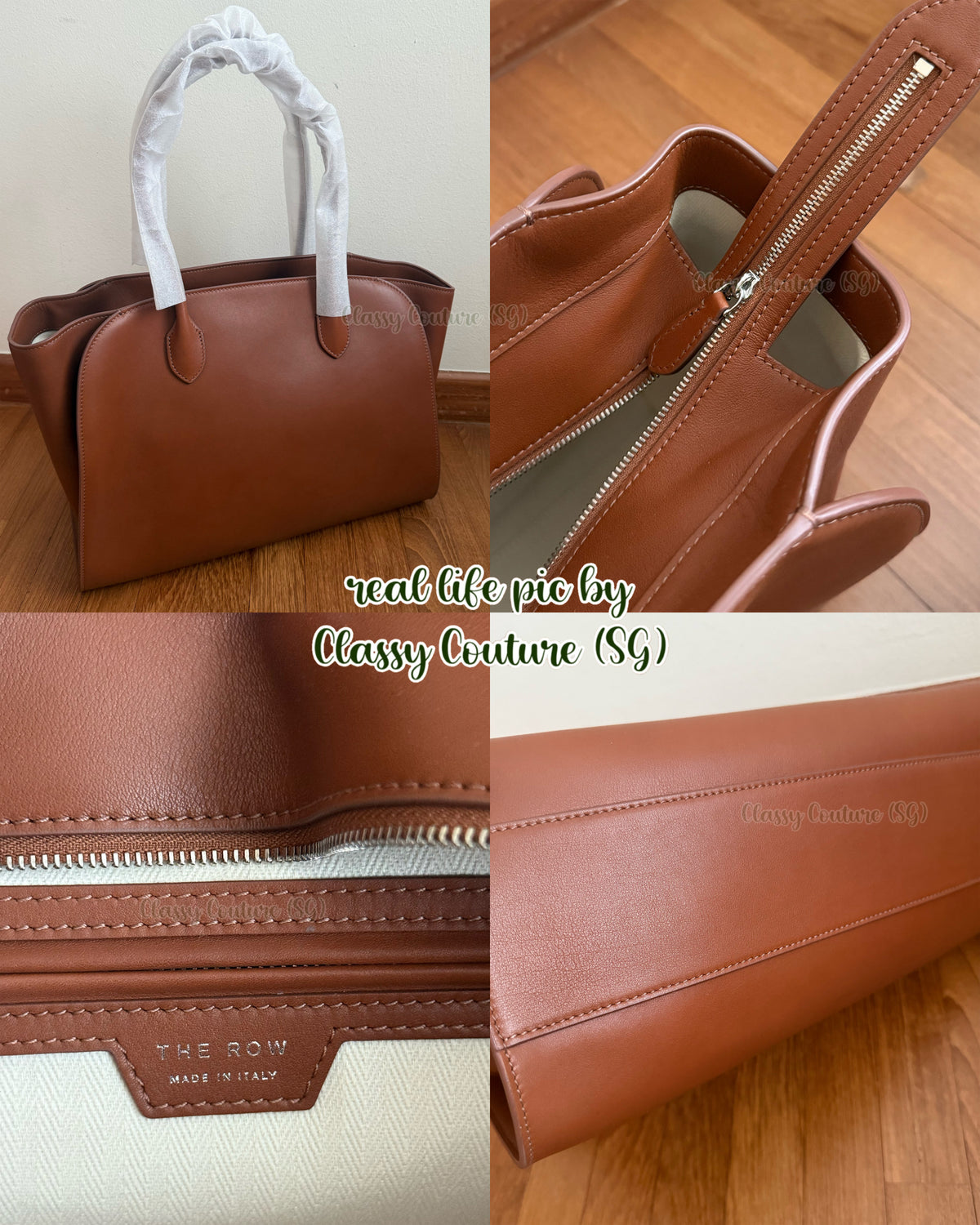 4 Colors! TR Marlo 12/14/17 Bag in Polished Saddle Calfskin Leather