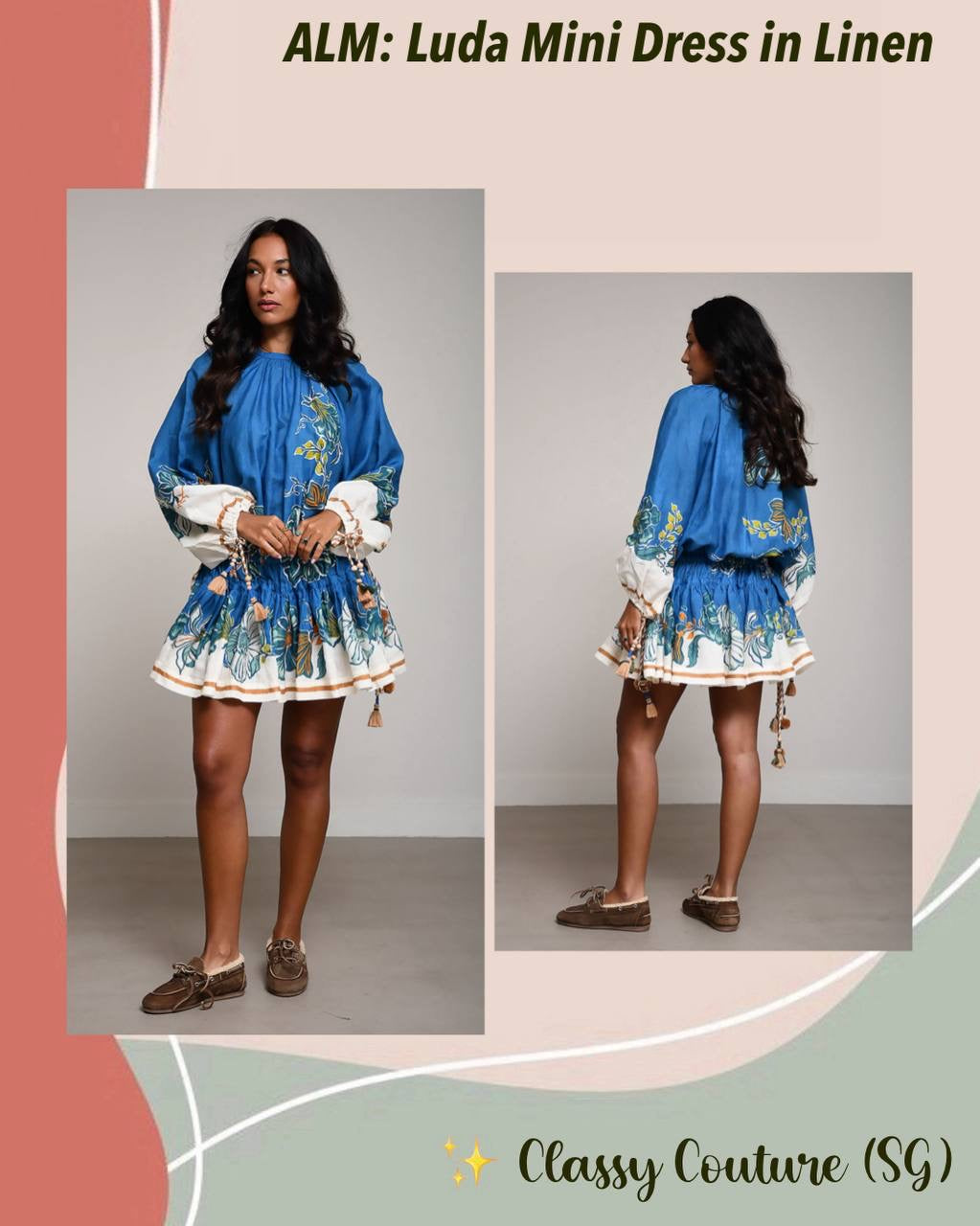 ALM Luda Ramie Mini Dress