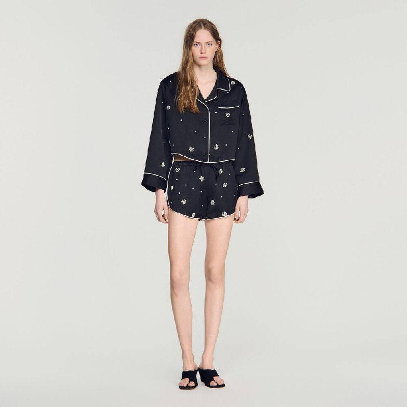 SD Nerissea Embellished Top Sorela Skirt Shorts