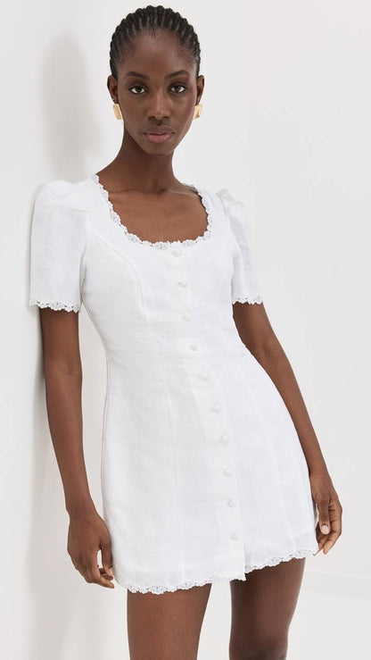 Ref Anabella Linen Mini Dress