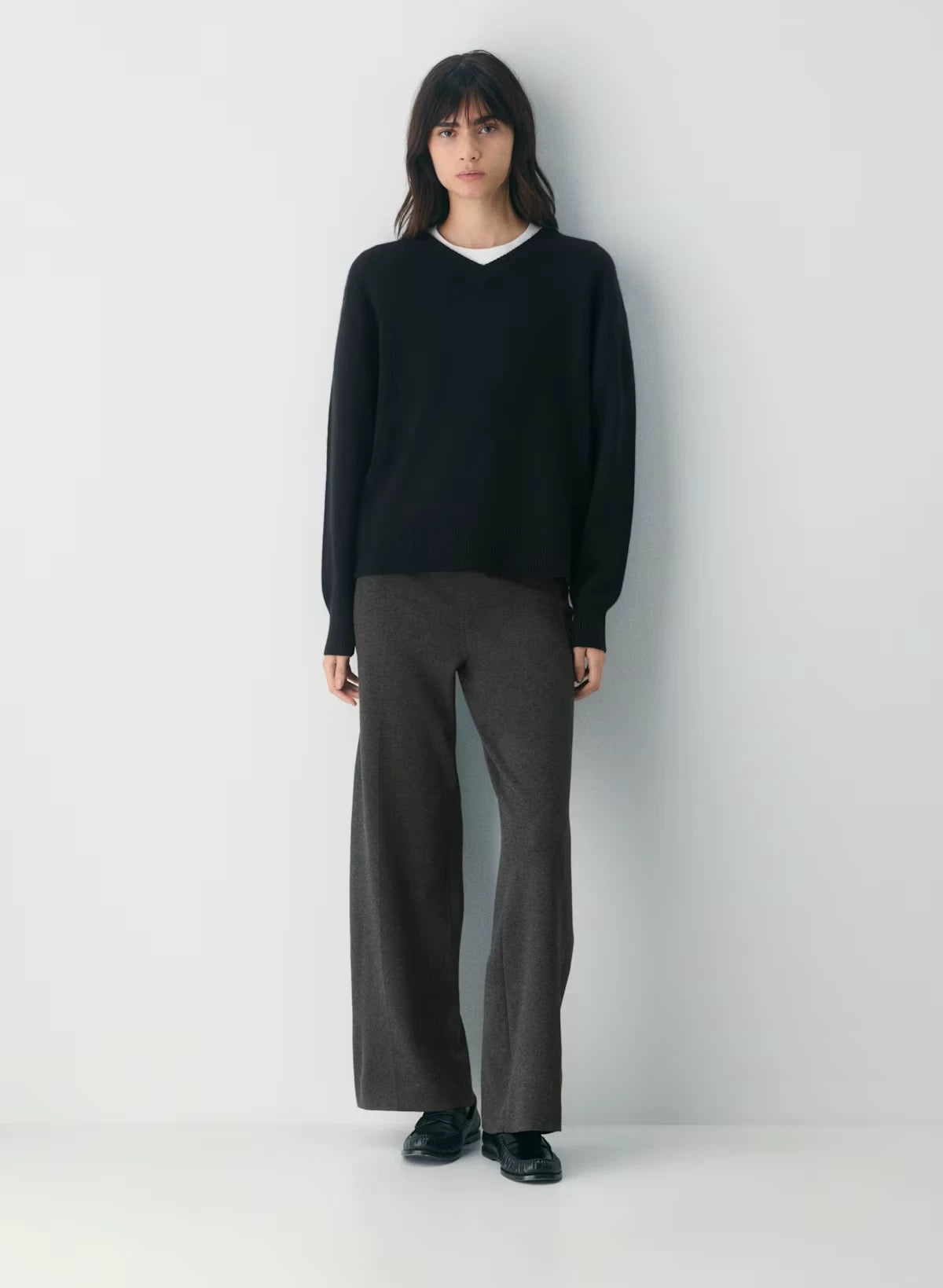 4 Colors! ARZ Soft Viscose-blend Knit Souvenir Pant