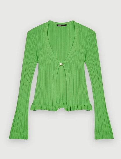 MJ Rib Knit Tank Top | Cardigan
