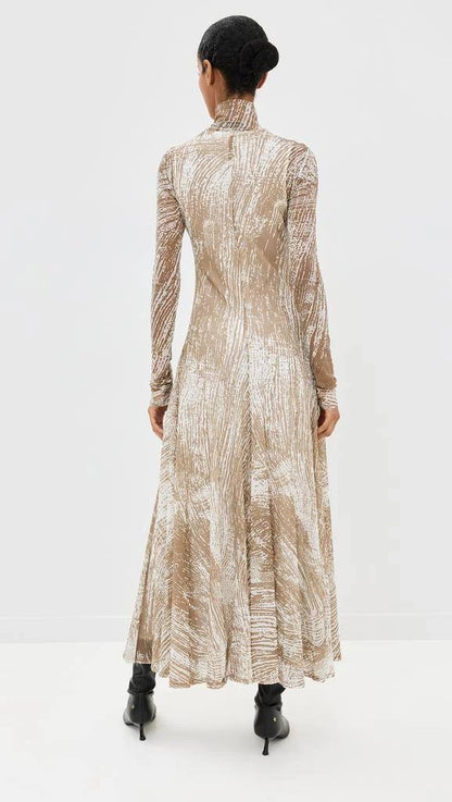 PS Gemma Long Sleeve Jersey High Neck Maxi Dress
