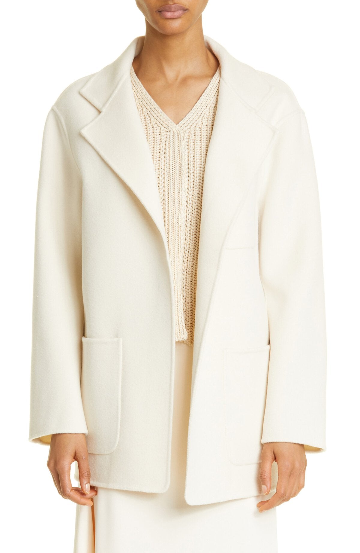 Tot Patch Pocket Double Wool Jacket
