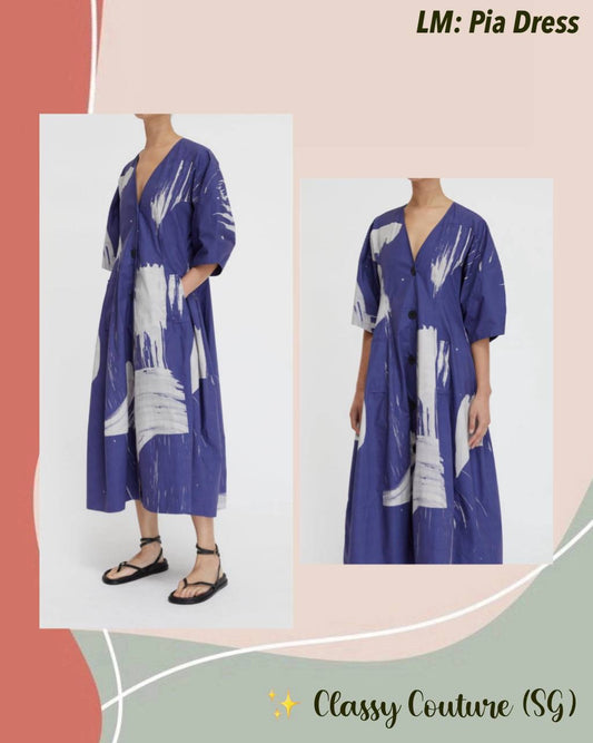 LM Pia Cotton Midi Dress