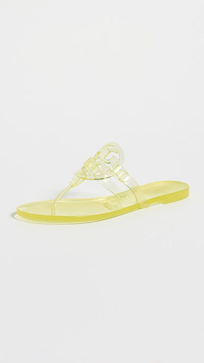5 Colors! TB Miller Jelly Clear Thong Sandals
