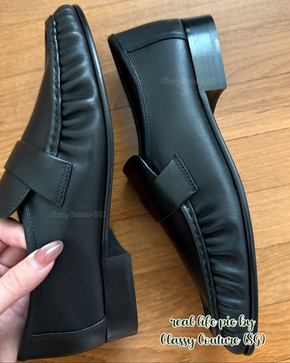 TR Soft Calfskin Leather Loafers