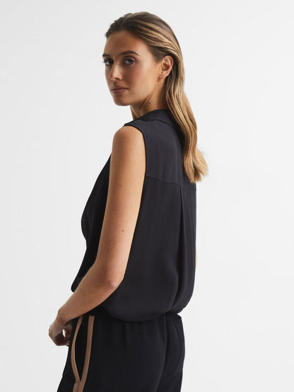 RS Ameliee Cowl Front Shell Sleeveless Blouse
