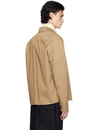 MC Men’s Cotton-blend Gabardine Shirt Jacket